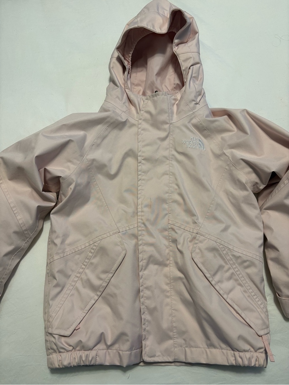 The North Face Kids Hooded Rain Jacket - Light Pink